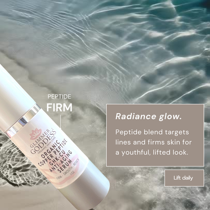 Organic Copper Peptide Serum – GHK-Cu Anti-Aging Serum with Argireline & Matrixyl for Wrinkles & Firmness - Trending Wellness Store