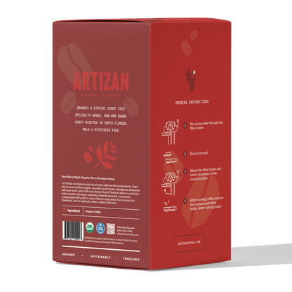 Organic Cuba Mia Decaf Espresso ESE Coffee Pods, Dark Roast - 18 Pods - Trending Wellness Store