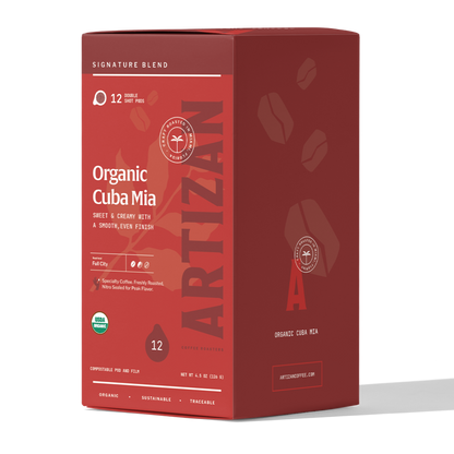 Organic Cuba Mia Double Espresso ESE Coffee Pods, Dark Roast - 12 Pods - Trending Wellness Store