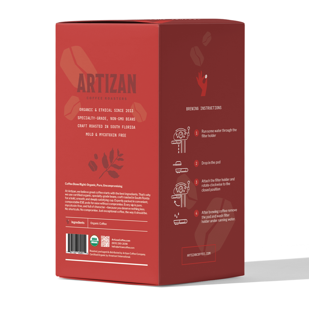 Organic Cuba Mia Double Espresso ESE Coffee Pods, Dark Roast - 12 Pods - Trending Wellness Store