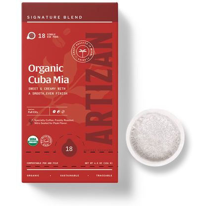 Organic Cuba Mia Espresso ESE Coffee Pods, Dark Roast - 18 Pods - Trending Wellness Store