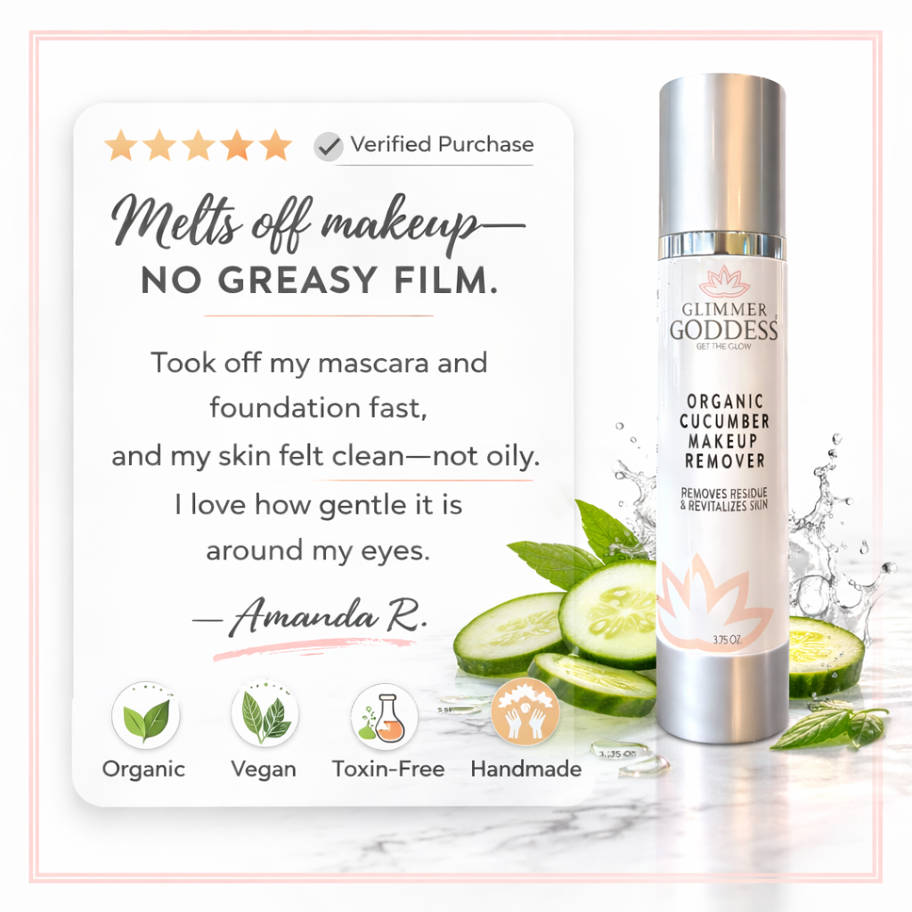 Organic Cucumber Makeup Remover – No Oily Residue - Trending Wellness Store