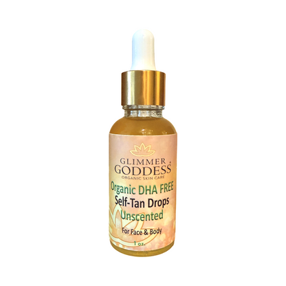 Organic DHA‑Free Tanning Drops – Gradual, No‑Odor Glow - Trending Wellness Store