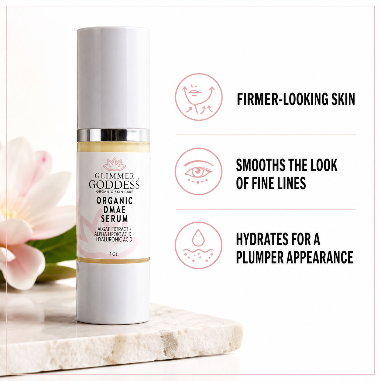 Organic DMAE Firming Serum – Natural Facelift Treatment - Trending Wellness Store