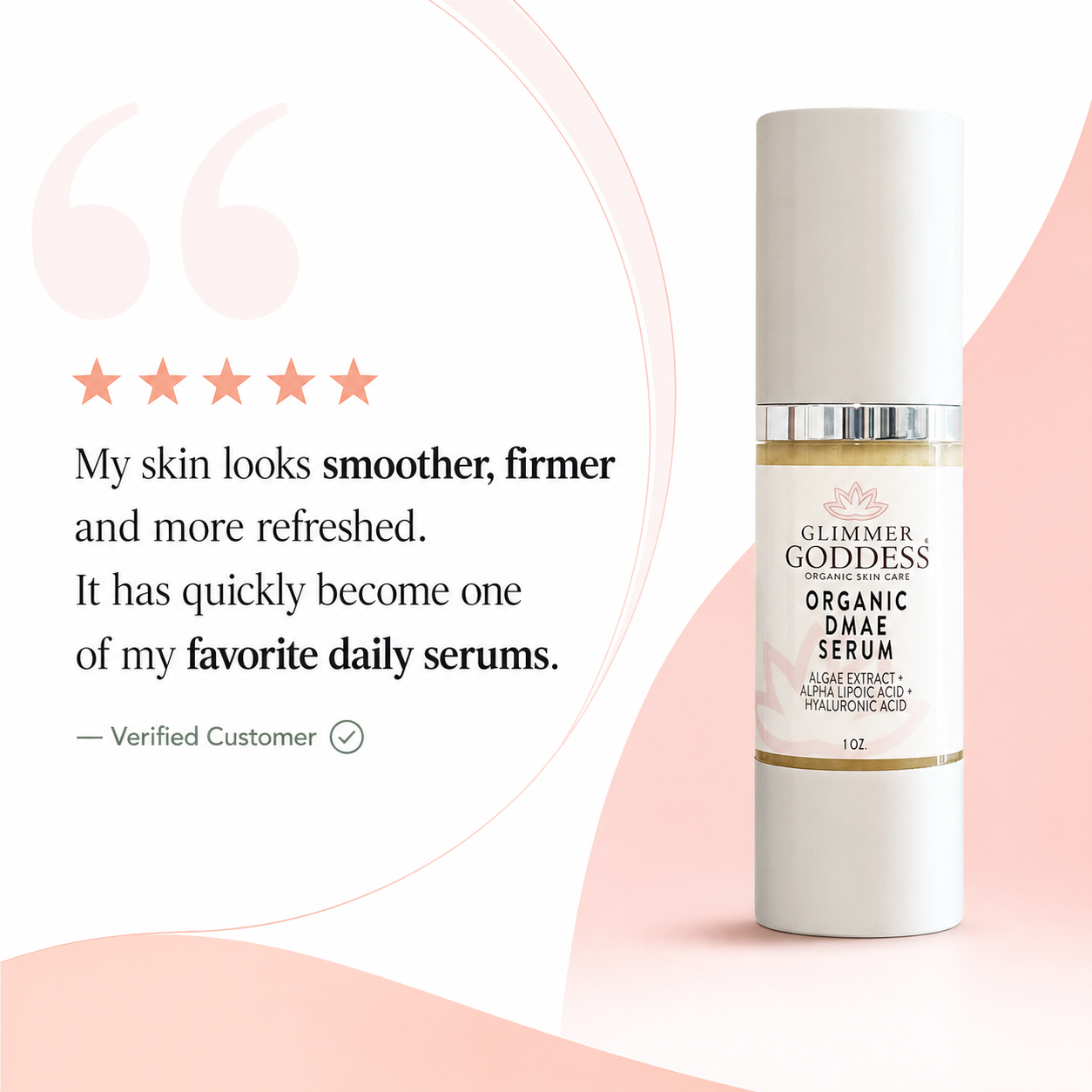 Organic DMAE Firming Serum – Natural Facelift Treatment - Trending Wellness Store