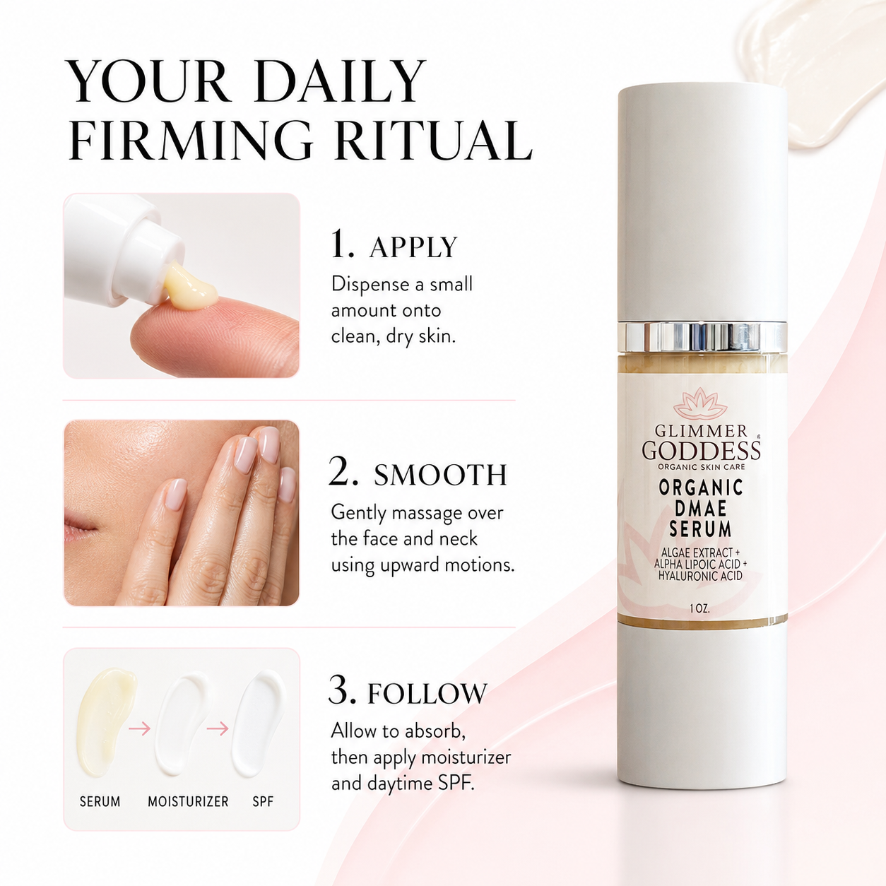 Organic DMAE Firming Serum – Natural Facelift Treatment - Trending Wellness Store