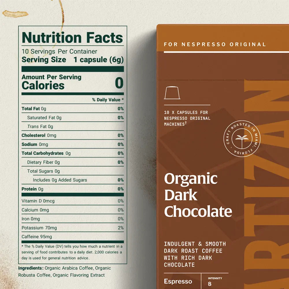 Organic Dark Chocolate - Espresso - Trending Wellness Store