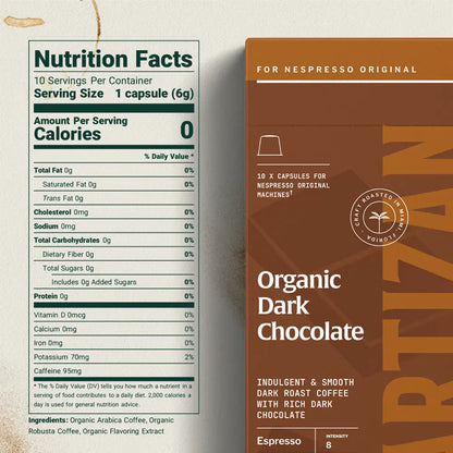 Organic Dark Chocolate - Espresso - Trending Wellness Store