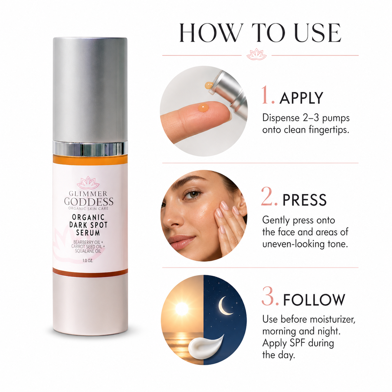 Organic Dark Spot Serum – Fade Hyperpigmentation & Even Skin Tone - Trending Wellness Store