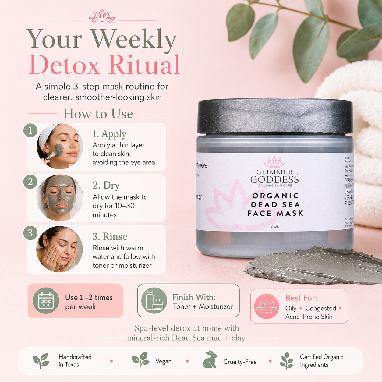 Organic Dead Sea Mud Mask – Exfoliate & Rejuvenate - Trending Wellness Store