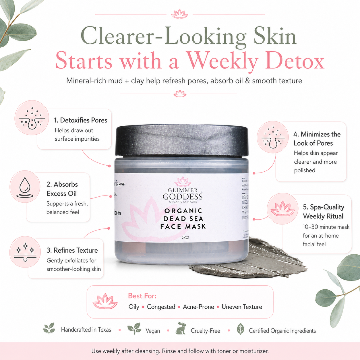 Organic Dead Sea Mud Mask – Exfoliate & Rejuvenate - Trending Wellness Store