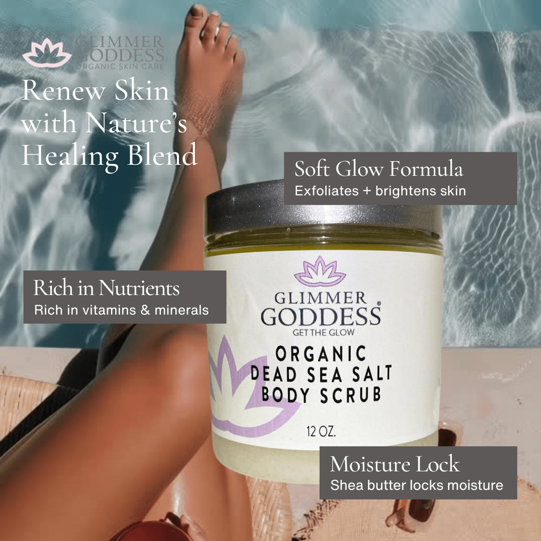 Organic Dead Sea Salt Body Scrub – Exfoliates, Detoxifies & Firms Skin - Trending Wellness Store