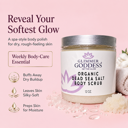 Organic Dead Sea Salt Body Scrub – Exfoliates, Detoxifies & Firms Skin - Trending Wellness Store