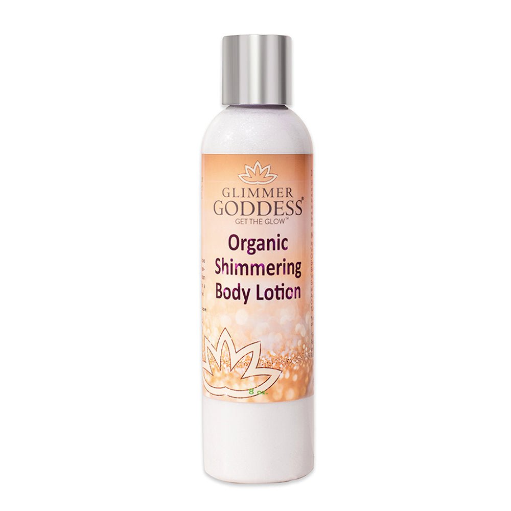 Organic Diamond Shimmer Body Lotion – Buildable Luminous Glow - Trending Wellness Store