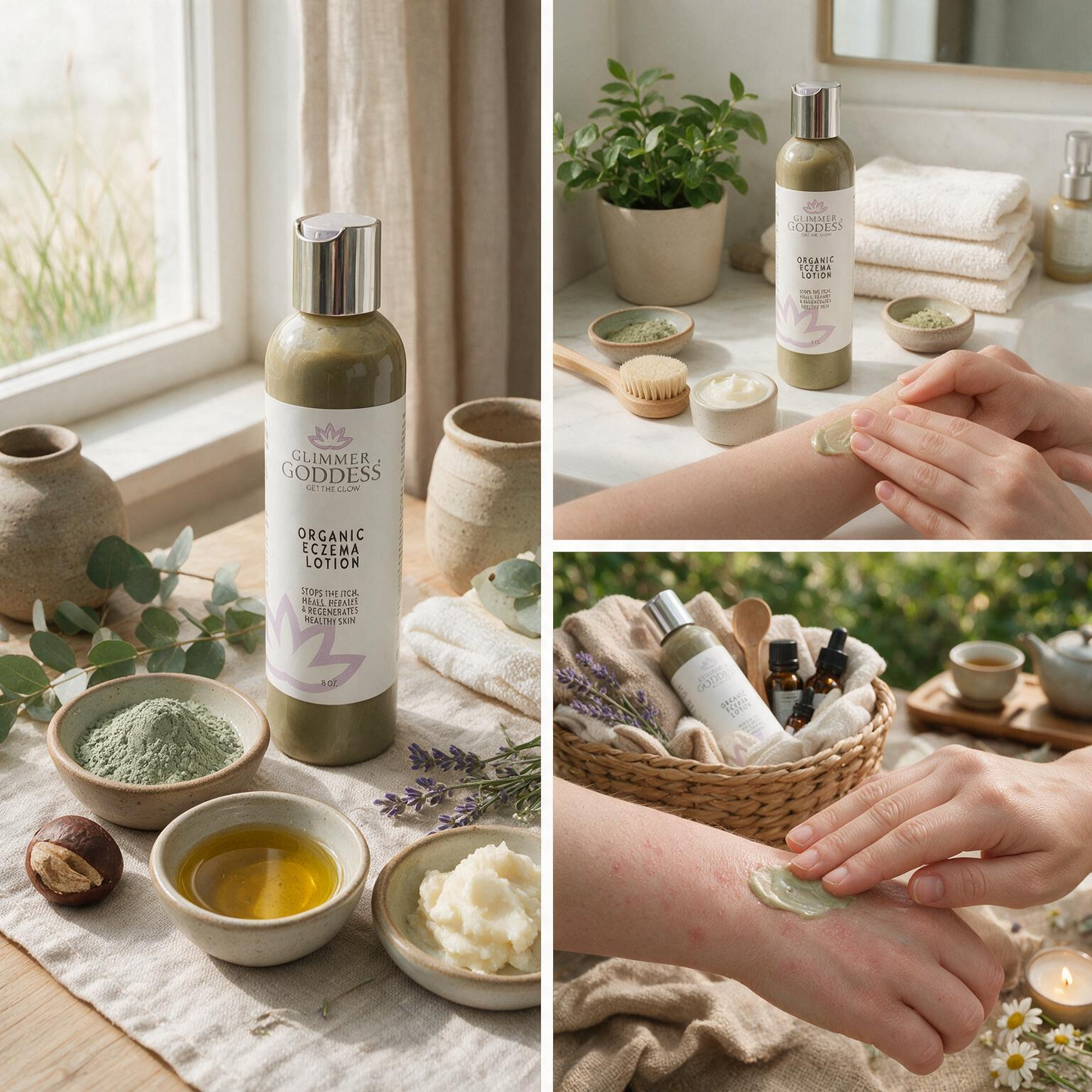Organic Eczema Lotion – Soothing Relief & Skin Healing - Trending Wellness Store