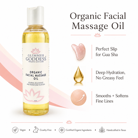 Organic Facial Massage Oil – Anti-Aging Treatment - Trending Wellness Store