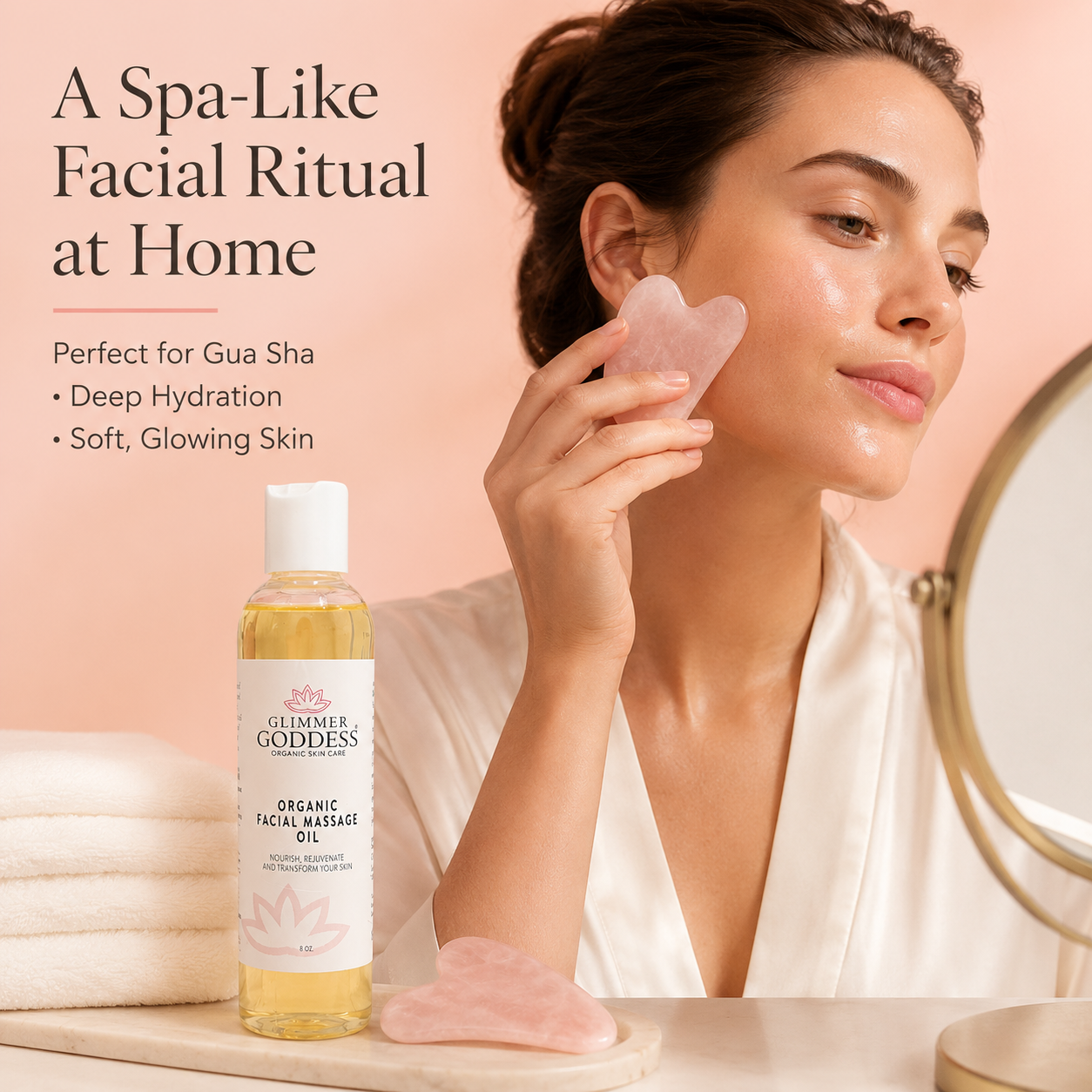 Organic Facial Massage Oil – Anti-Aging Treatment - Trending Wellness Store