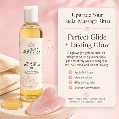 Organic Facial Massage Oil – Anti-Aging Treatment - Trending Wellness Store