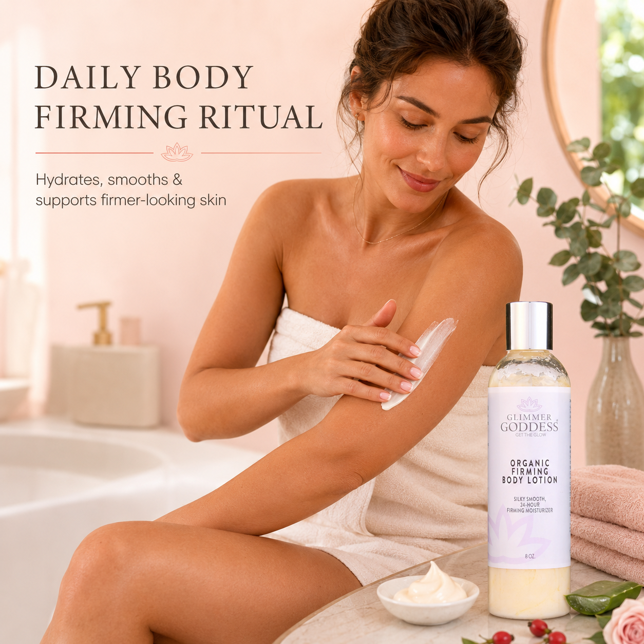 Organic Firming Body Lotion – Skin Tightening Formula - Trending Wellness Store