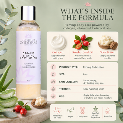 Organic Firming Body Lotion – Skin Tightening Formula - Trending Wellness Store