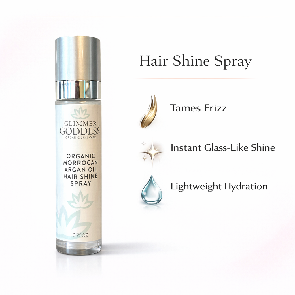 Organic Hair Shine Spray – Frizz Control & Hydrating - Trending Wellness Store