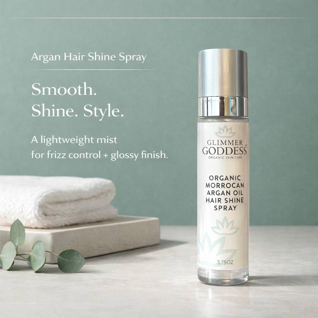 Organic Hair Shine Spray – Frizz Control & Hydrating - Trending Wellness Store