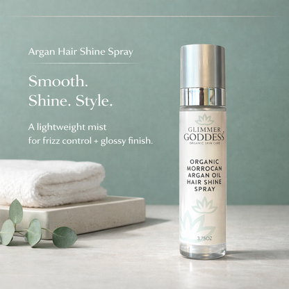 Organic Hair Shine Spray – Frizz Control & Hydrating - Trending Wellness Store