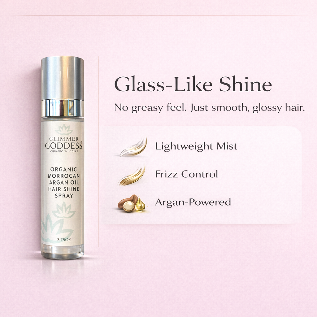 Organic Hair Shine Spray – Frizz Control & Hydrating - Trending Wellness Store