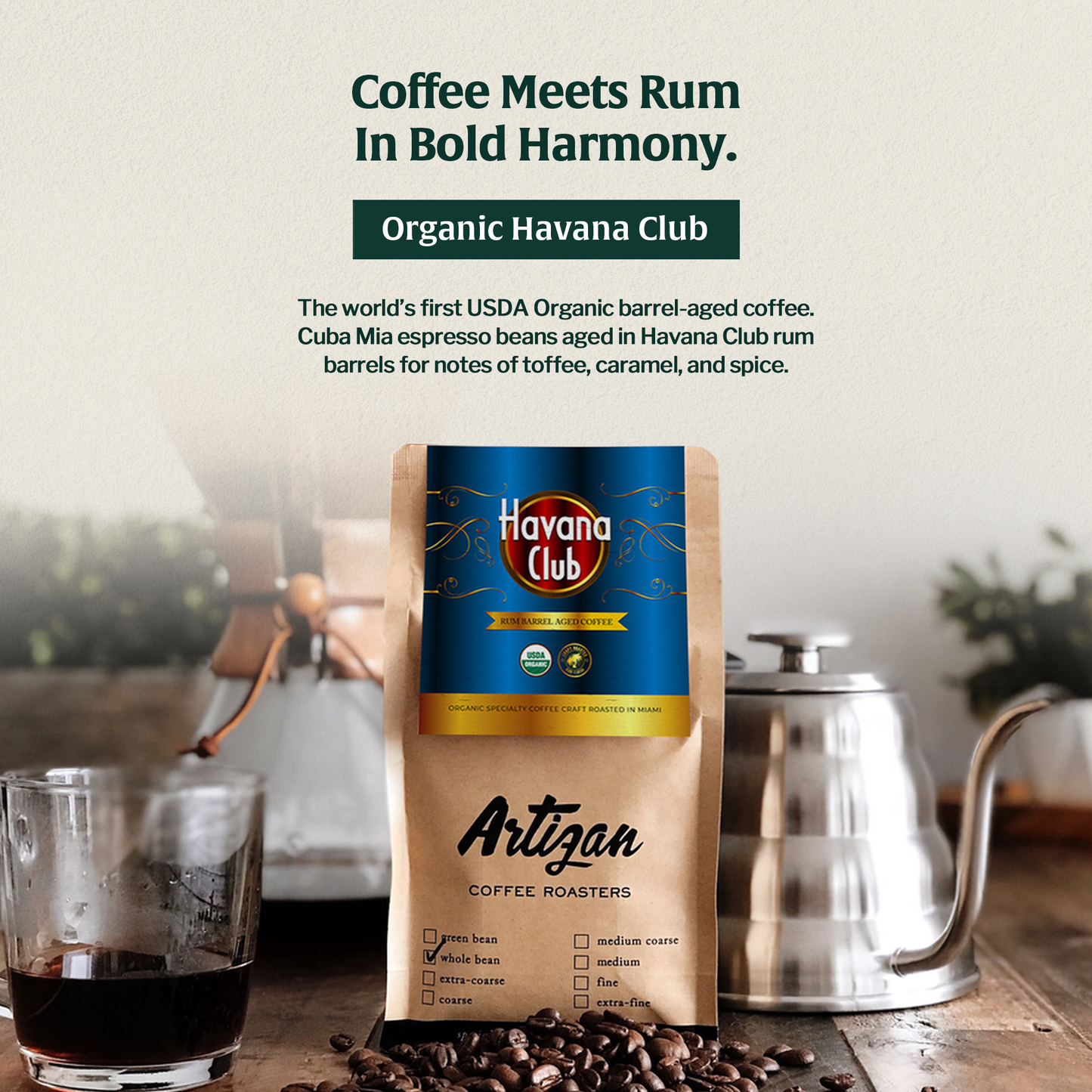 Organic Havana Club Rum Barrel Aged Coffee - Trending Wellness Store