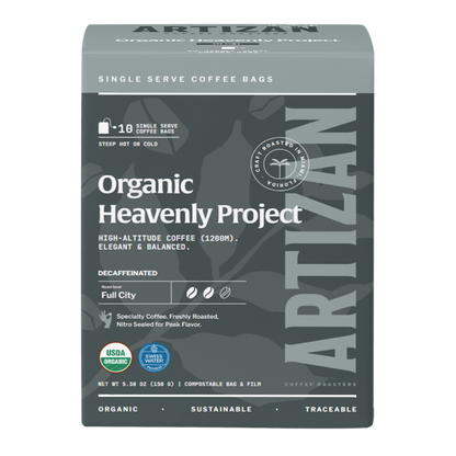 Organic Heavenly Project Decaf Coffee Singles - Trending Wellness Store