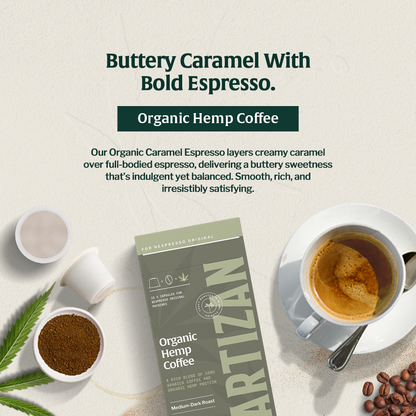 Organic Hemp Coffee - Espresso - Trending Wellness Store