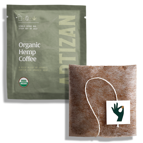 Organic Hemp Coffee Singles - Trending Wellness Store