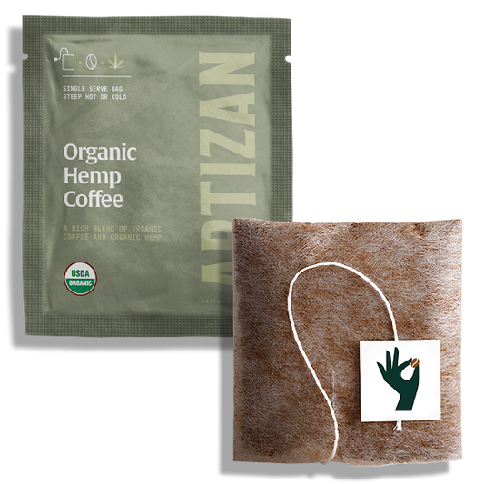 Organic Hemp Coffee Singles - Trending Wellness Store