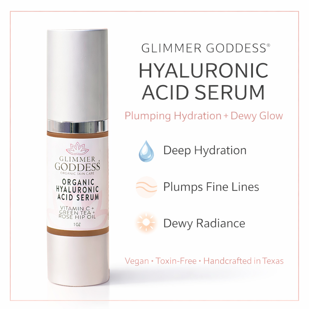 Organic Hyaluronic Acid Serum – Plumping Hydration 1 oz. - Trending Wellness Store