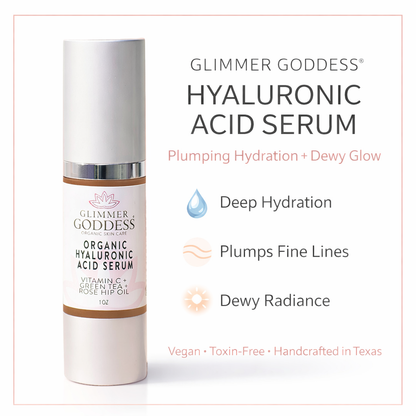 Organic Hyaluronic Acid Serum – Plumping Hydration 1 oz. - Trending Wellness Store