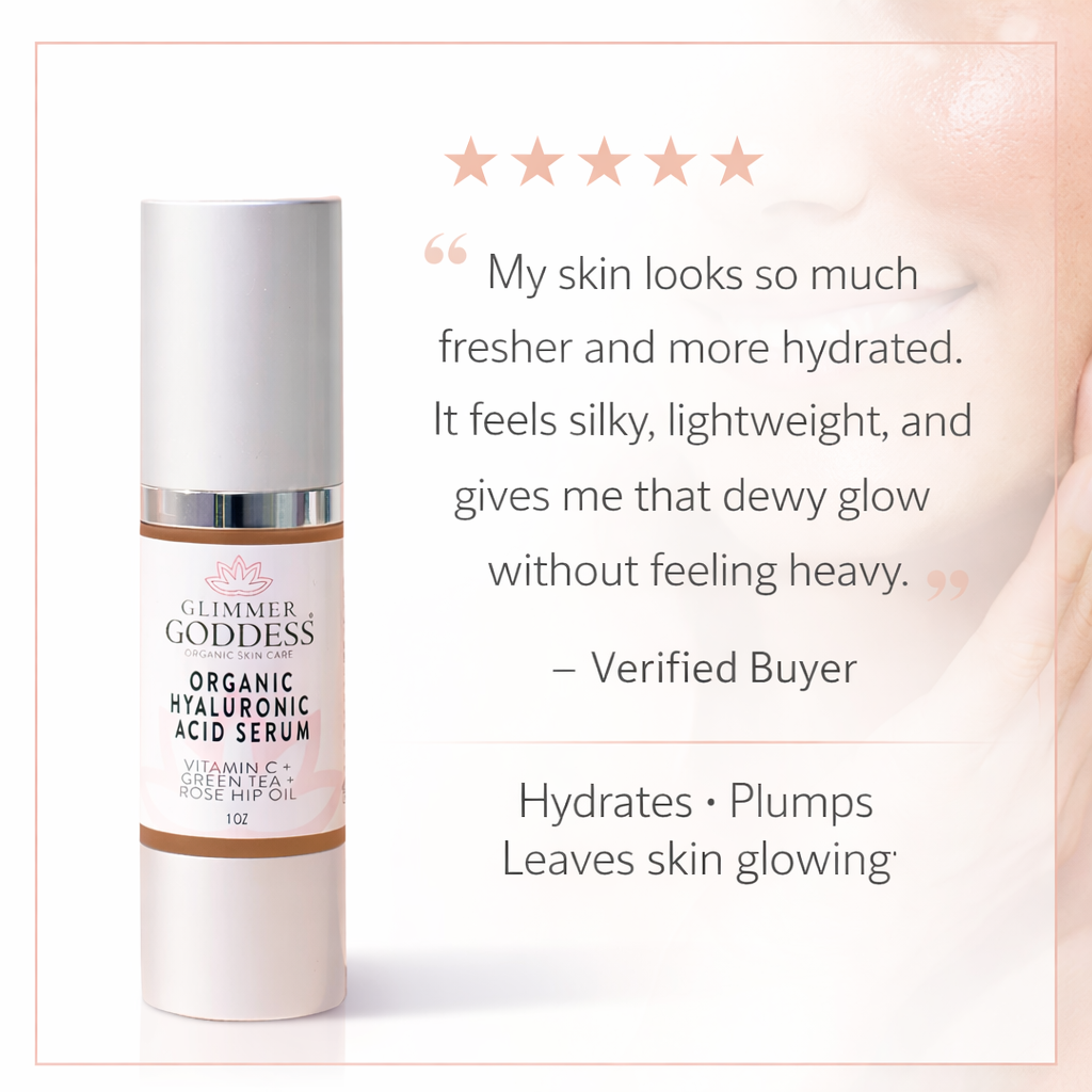 Organic Hyaluronic Acid Serum – Plumping Hydration 1 oz. - Trending Wellness Store