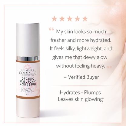 Organic Hyaluronic Acid Serum – Plumping Hydration 1 oz. - Trending Wellness Store