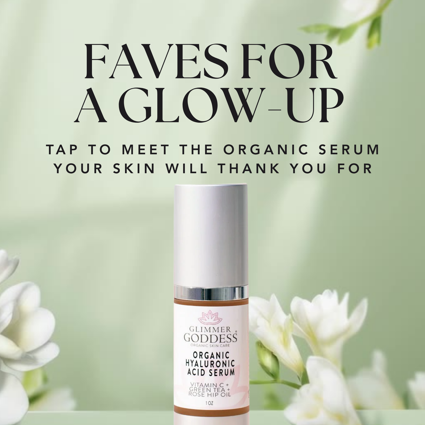 Organic Hyaluronic Acid Serum – Plumping Hydration 1 oz. - Trending Wellness Store
