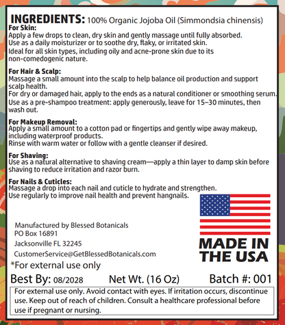 Organic Jojoba Oil - Trending Wellness Store