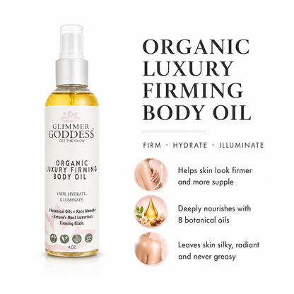 Organic Luxury Firming Body Oil – Anti-Aging Treatment - Trending Wellness Store