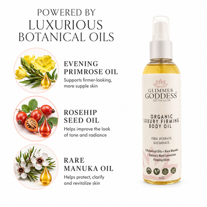 Organic Luxury Firming Body Oil – Anti-Aging Treatment - Trending Wellness Store