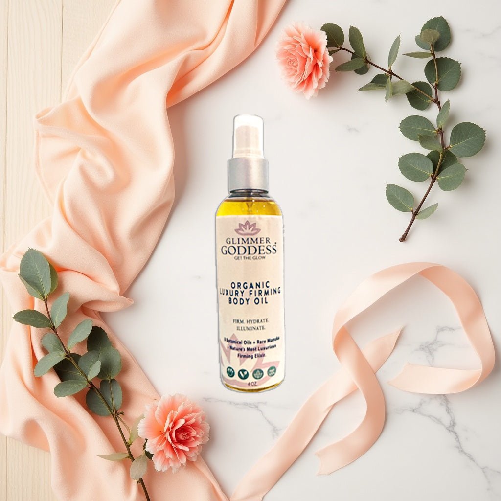 Organic Luxury Firming Body Oil – Hydrating Glow with Evening Primrose and Rosehip Oil 4 oz. - Trending Wellness Store
