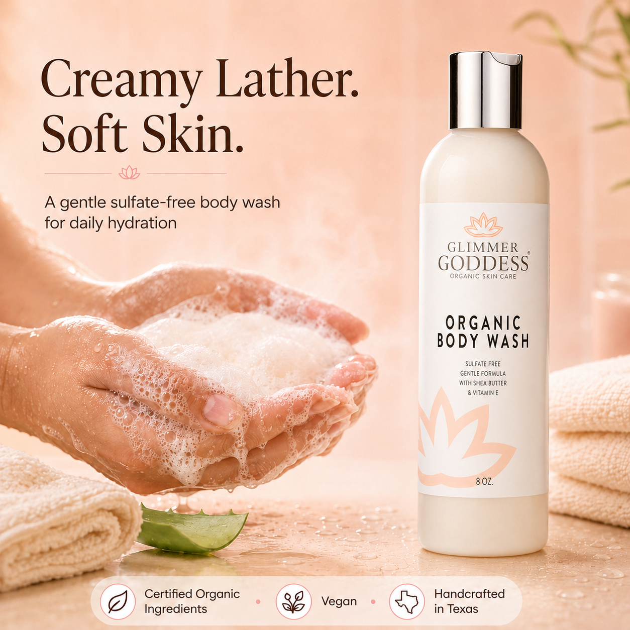 Organic Moisturizing Body Wash for Soft, Hydrated Skin - Trending Wellness Store