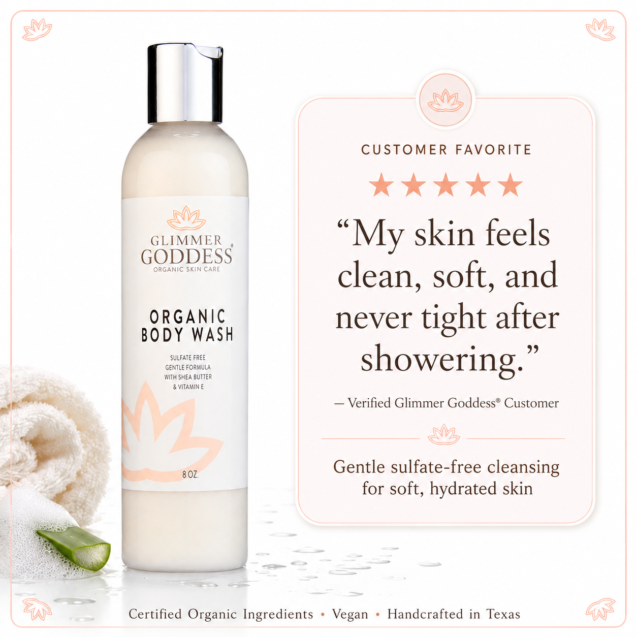 Organic Moisturizing Body Wash for Soft, Hydrated Skin - Trending Wellness Store