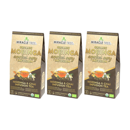 Organic Moringa Energy Tea - Chai Spice - Natural Coffee Alternative - Trending Wellness Store
