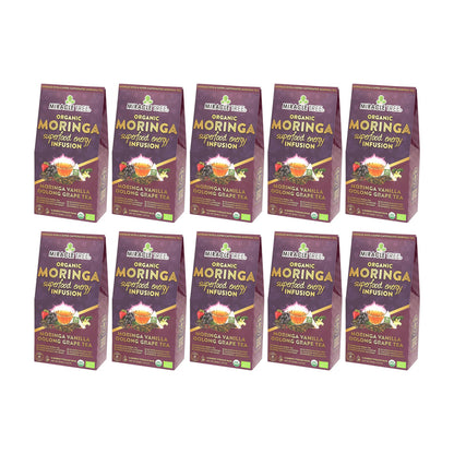 Organic Moringa Energy Tea - Grape Vanilla - Natural Coffee Alternative - Trending Wellness Store