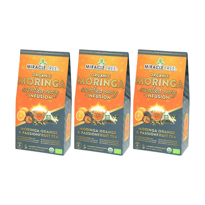 Organic Moringa Energy Tea - Orange Passionfruit - Natural Coffee Alternative - Trending Wellness Store