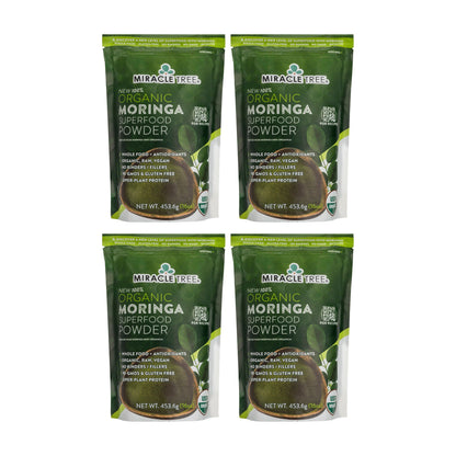 Organic Moringa Powder - 16oz Pouch - Trending Wellness Store