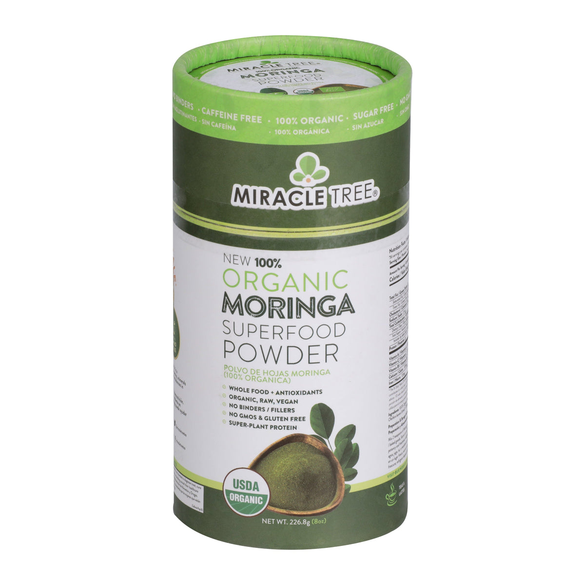 Organic Moringa Powder - 8oz Canister - Trending Wellness Store