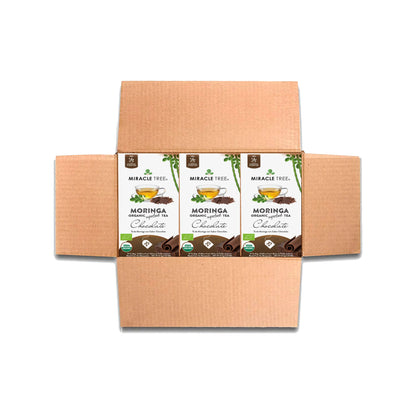 Organic Moringa Tea - Chocolate - Caffeine-Free Herbal Tea - Trending Wellness Store